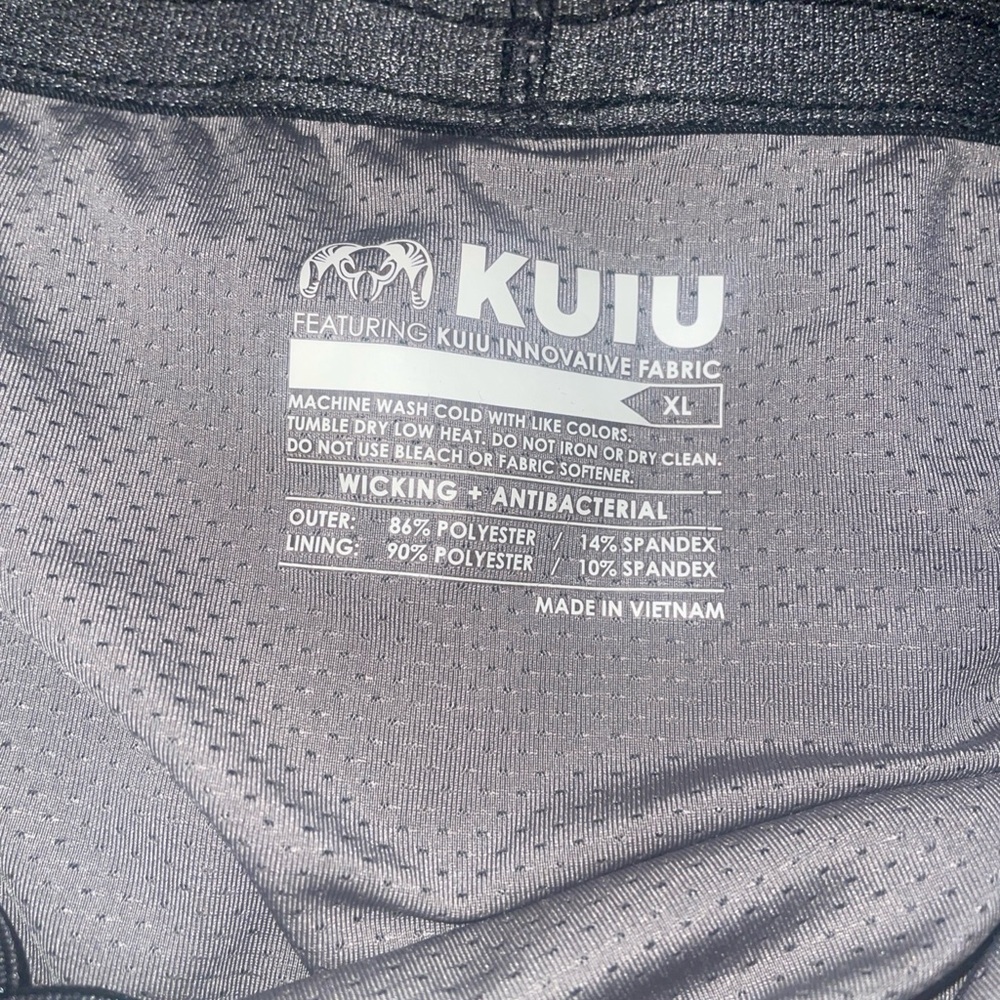 KUIU Men's Athletic Shorts - Dark Gray